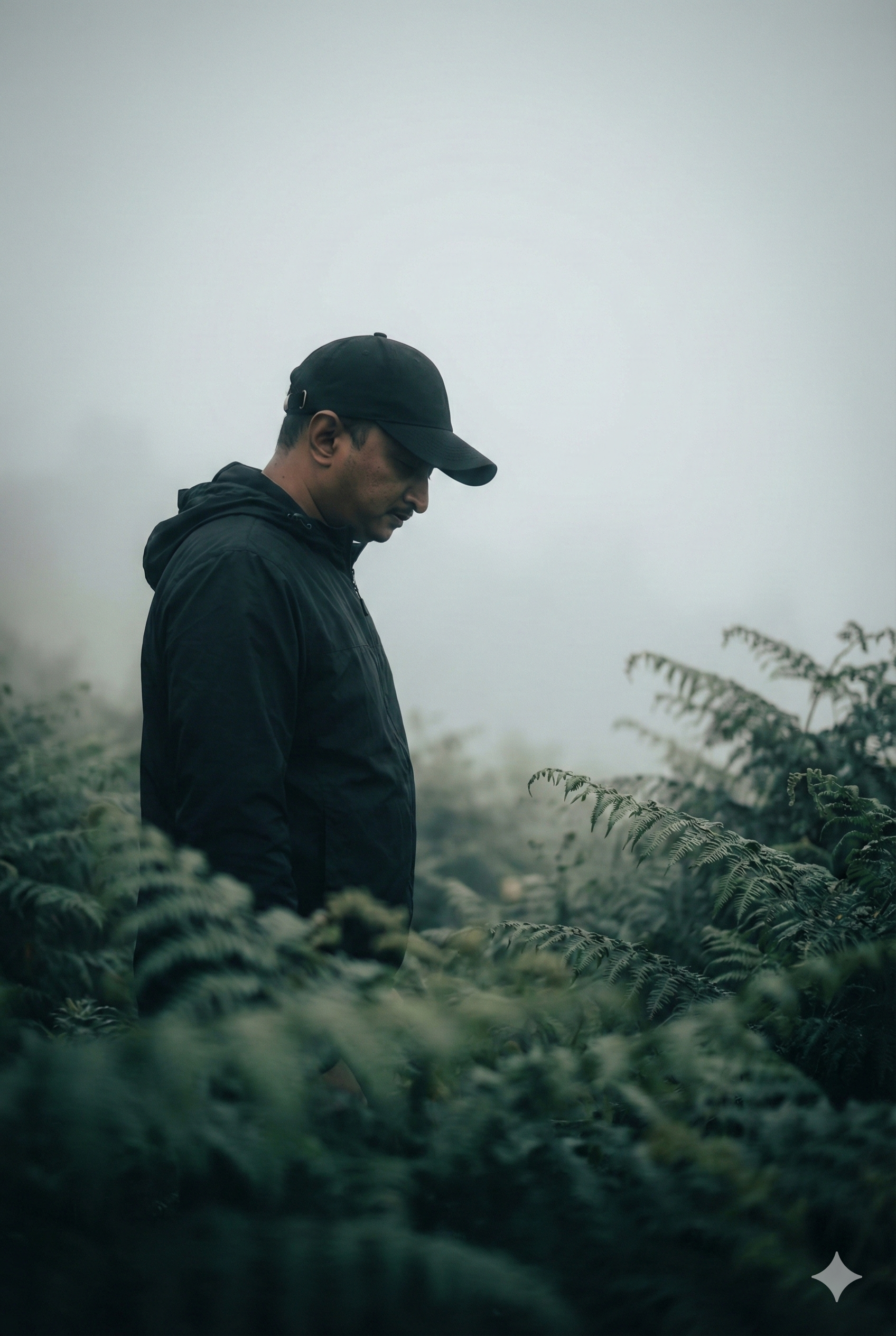Sajin Shereef outdoors, wearing a dark cap and jacket